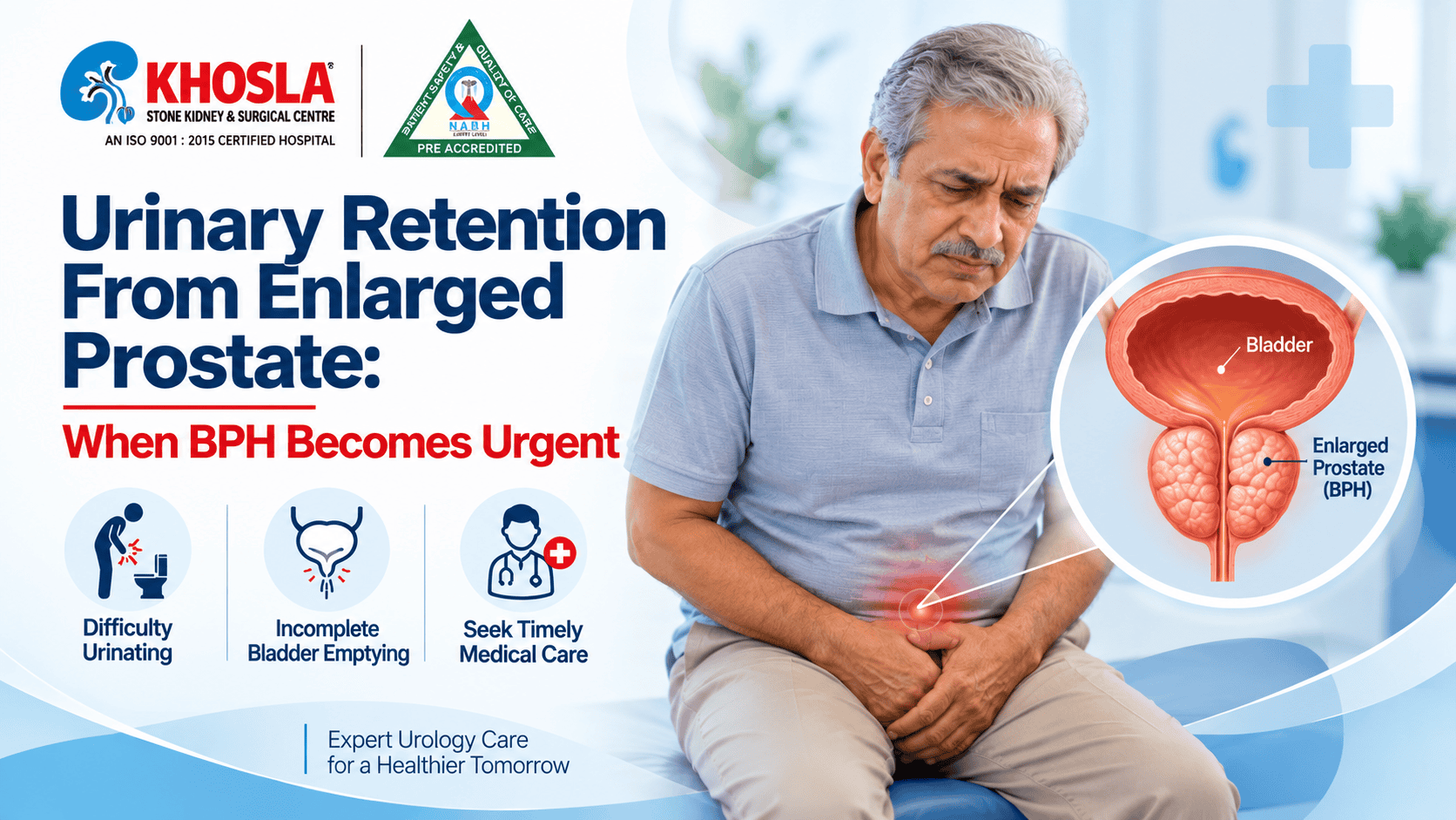Urinary Retention From Enlarged Prostate: When BPH Becomes Urgent